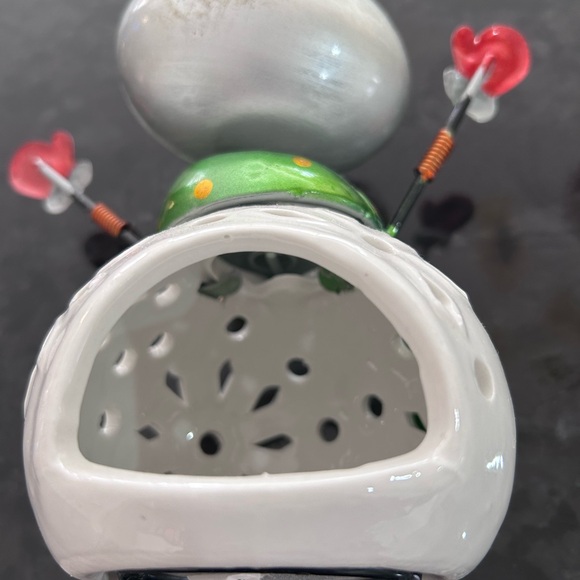 Snowman candle holder - Picture 5 of 8